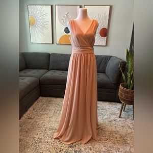Lulu’s size small, pink, floor length formal